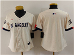 Los Angeles Dodgers Women's Cream 2024 City Connect Limited Team Jersey