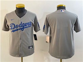 Los Angeles Dodgers Youth Alternate Gray Team Jersey