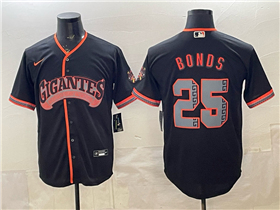 San Francisco Giants #25 Barry Bonds Black Alternate Limited Jersey