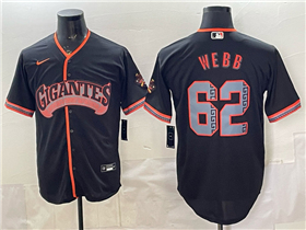 San Francisco Giants #62 Logan Webb Black Alternate Limited Jersey