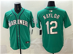 Seattle Mariners #12 Josh Naylor Green Limited Jersey