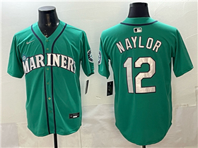 Seattle Mariners #12 Josh Naylor Green Limited Jersey