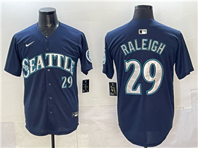 Seattle Mariners #29 Cal Raleigh Navy Limited Jersey