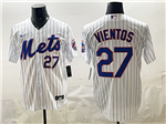 New York Mets #27 Mark Vientos White Limited Jersey