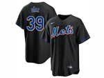 New York Mets #39 Edwin Díaz Black Cool Base Jersey