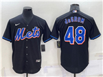 New York Mets #48 Jacob deGrom Black Cool Base Jersey