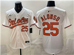 Baltimore Orioles #25 Pete Alonso White Limited Jersey