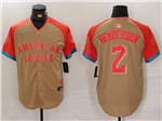 American League #2 Gunnar Henderson Cream 2024 MLB All-Star Game Limited Jersey