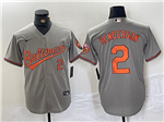 Baltimore Orioles #2 Gunnar Henderson Gray Limited Jersey
