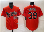 Baltimore Orioles #39 Corbin Burnes Orange Limited Jersey