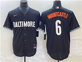 Baltimore Orioles #6 Ryan Mountcastle Black 2023 City Connect Jersey