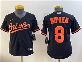 Baltimore Orioles #2 Gunnar Henderson Youth Black Limited Jersey