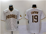 San Diego Padres #19 Tony Gwynn White Cool Base Jersey