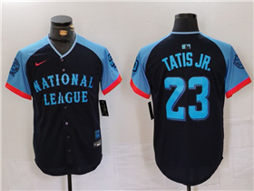 National League #23 Fernando Tatís Jr. Navy 2024 MLB All-Star Game Limited Jersey