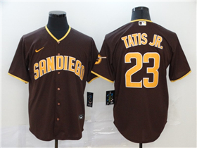 San Diego Padres #23 Fernando Tatís Jr. Brown Cool Base Jersey