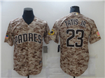 San Diego Padres #23 Fernando Tatís Jr. Camo Cool Base Jersey