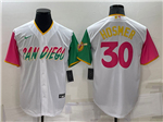 San Diego Padres #30 Eric Hosmer White 2022 City Connect Jersey
