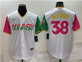 San Diego Padres #38 Jorge Alfaro White 2022 City Connect Jersey