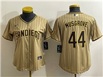 San Diego Padres #44 Joe Musgrove Women's White Cool Base Jersey