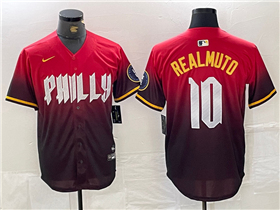 Philadelphia Phillies #10 J.T. Realmuto Red 2024 City Connect Limited Jersey