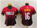 Philadelphia Phillies #16 Brandon Marsh Women's Red 2024 City Connect Limited Jersey