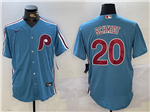 Philadelphia Phillies #20 Mike Schmidt Light Blue Jersey