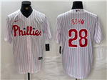 Philadelphia Phillies #28 Alec Bohm White Limited Jersey