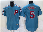 Philadelphia Phillies #5 Bryson Stott Light Blue Jersey