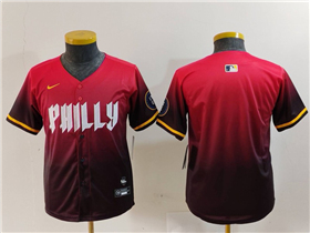 Philadelphia Phillies Youth Red 2024 City Connect Limited Team Jersey