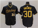 Pittsburgh Pirates #30 Paul Skenes Alternate Black Limited Jersey