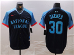 National League #30 Paul Skenes Navy 2024 MLB All-Star Game Limited Jersey