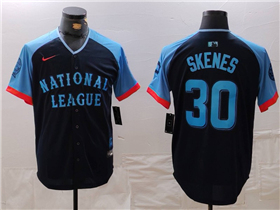 National League #30 Paul Skenes Navy 2024 MLB All-Star Game Limited Jersey