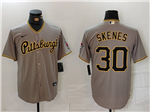 Pittsburgh Pirates #30 Paul Skenes Gray Limited Jersey