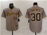 Pittsburgh Pirates #30 Paul Skenes Gray Limited Jersey