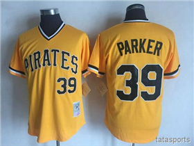 Pittsburgh Pirates #39 Dave Parker Throwback Gold Jersey