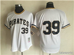Pittsburgh Pirates #39 Dave Parker Throwback White Jersey
