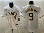 Pittsburgh Pirates #9 Bill Mazeroski White Limited Jersey