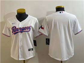 Texas Rangers Women's White Cool Base Team Jersey