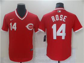 Cincinnati Reds #14 Pete Rose Vintage Red Jersey