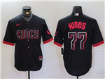 Cincinnati Reds #77 Rece Hinds Black 2023 City Connect Jersey