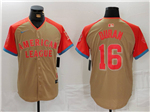 American League #16 Jarren Duran Cream 2024 MLB All-Star Game Limited Jersey