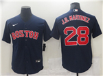 Boston Red Sox #28 J.D. Martinez Navy Cool Base Jersey