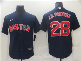 Boston Red Sox #28 J.D. Martinez Navy Cool Base Jersey