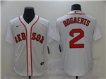 Boston Red Sox #2 Xander Bogaerts White Cool Base Jersey