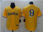 Boston Red Sox #9 Ted Williams Gold 2021 City Connect Jersey