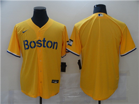 Boston Red Sox Gold 2021 City Connect Cool Base Team Jersey