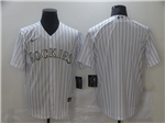 Colorado Rockies White Cool Base Team Jersey