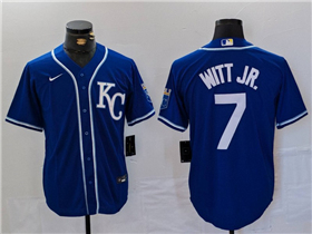 Kansas City Royals #7 Bobby Witt Jr. Blue Limited Jersey