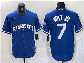 Kansas City Royals #7 Bobby Witt Jr. Royal Blue Limited Jersey