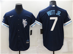 Kansas City Royals #7 Bobby Witt Jr. 2022 Navy City Connect Jersey